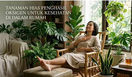 Tanaman Hias Penghasil Oksigen untuk Kesehatan di Dalam Rumah