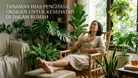 Tanaman Hias Penghasil Oksigen untuk Kesehatan di Dalam Rumah